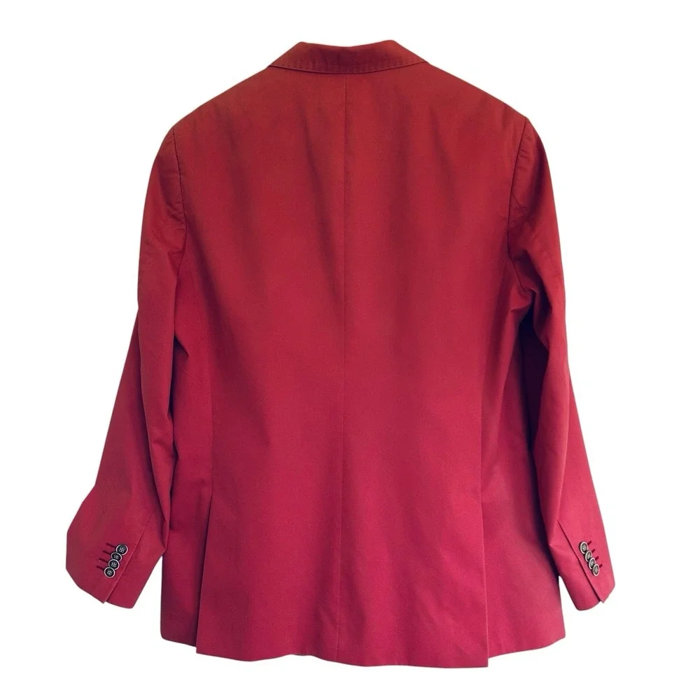TailorByrd Mens 42R Coral Pink Flamingo Blazer Sport Coat Patch Pocket 2 Button